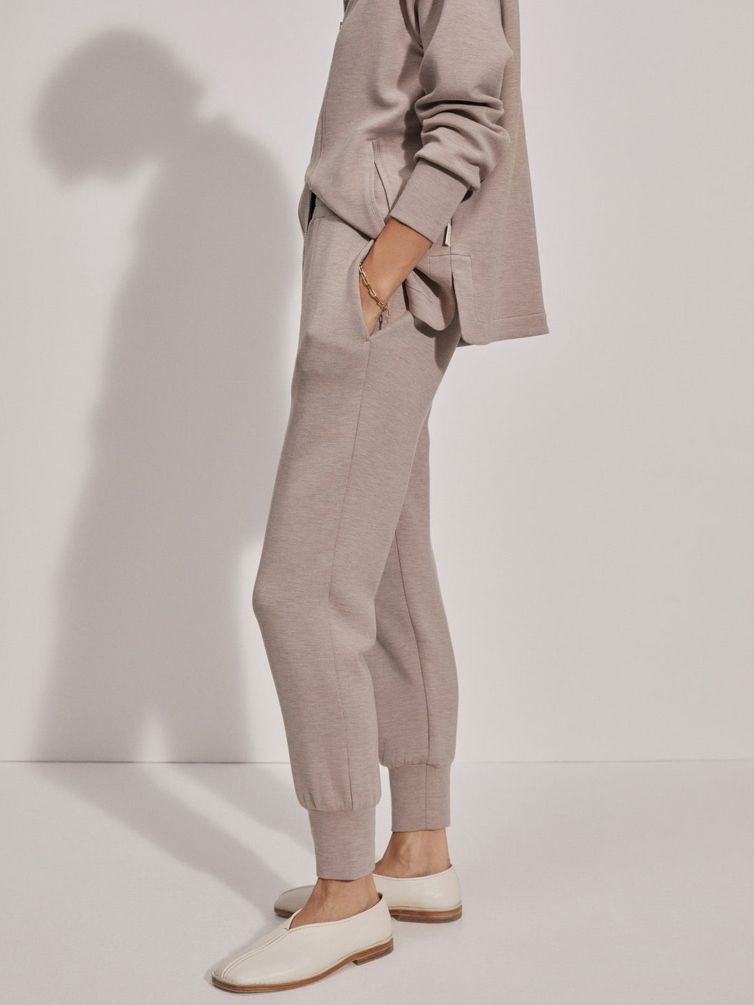 Slim Cuff Pant 27.5 Taupe Marl