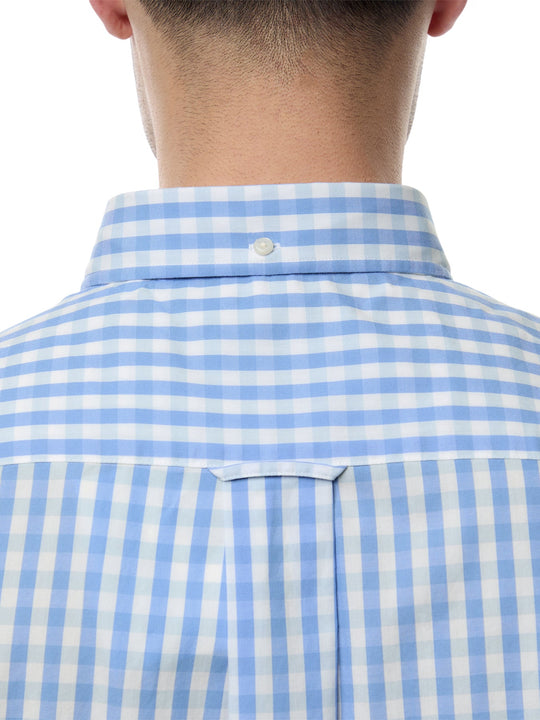 GANT Regular Classic Poplin Gingham Shirt, Perfect Blue