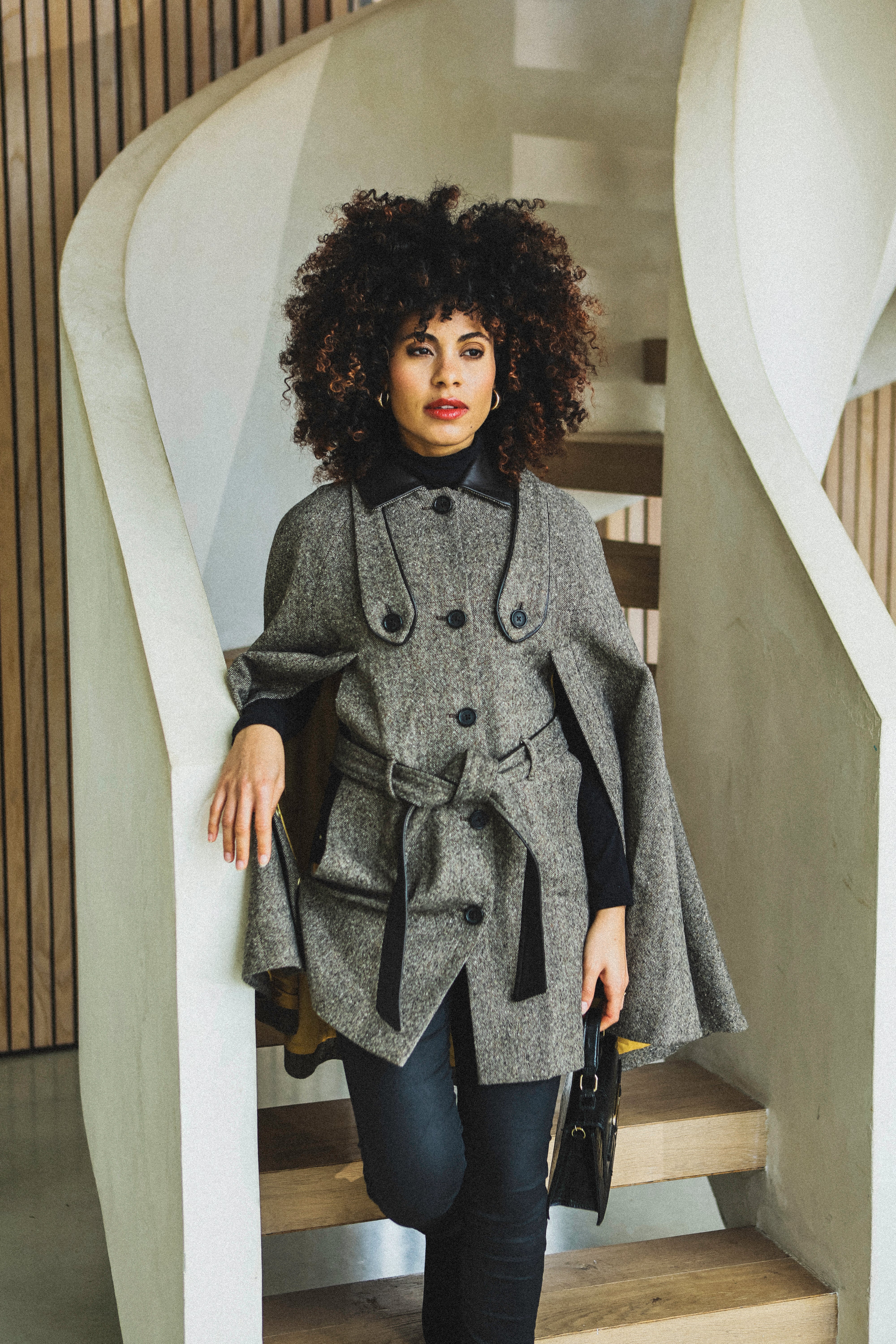 Donegal Tweed Cape – Hamilton Hatt