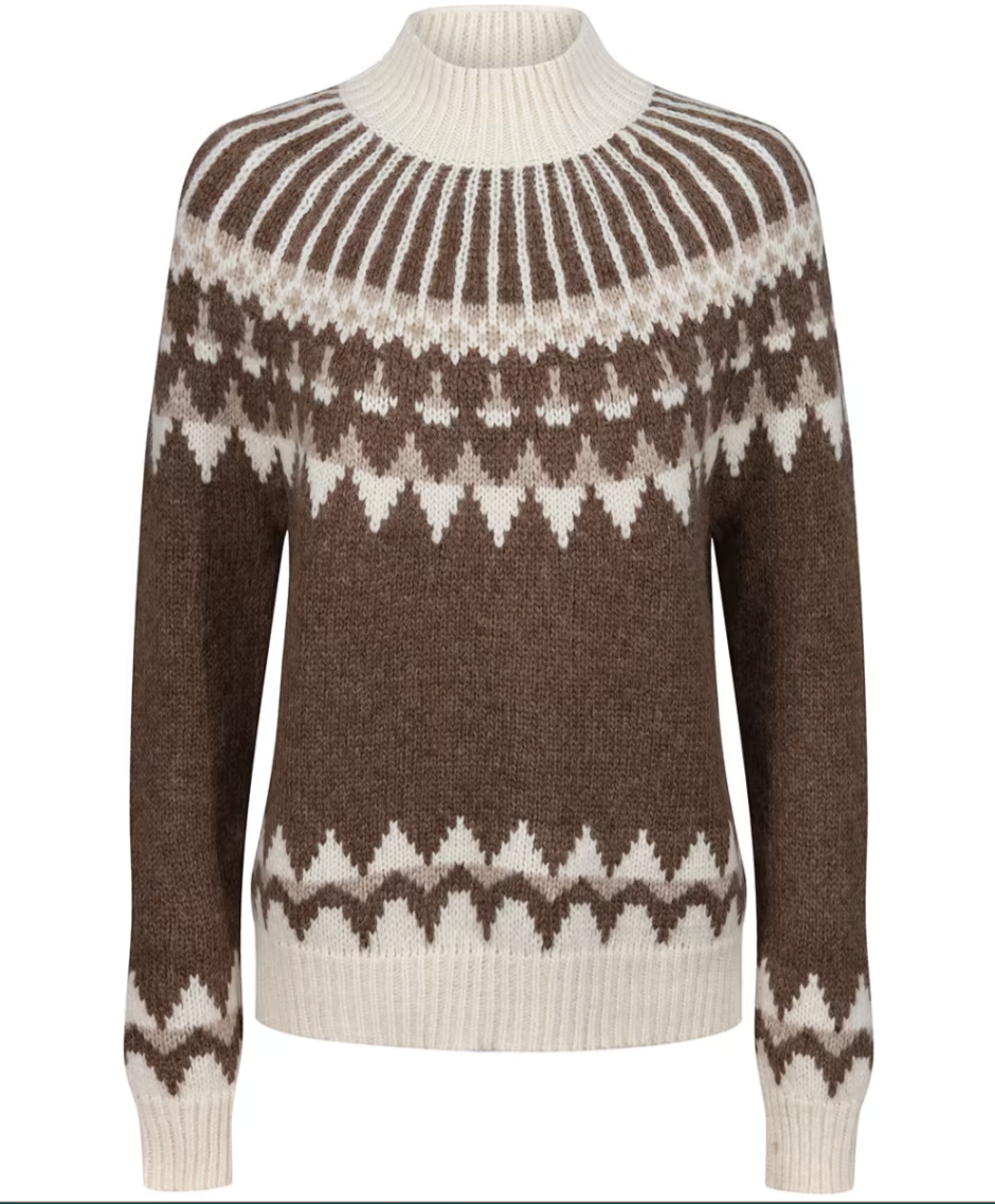 Hunt & Hall, The Ledbury Jumper in Brown