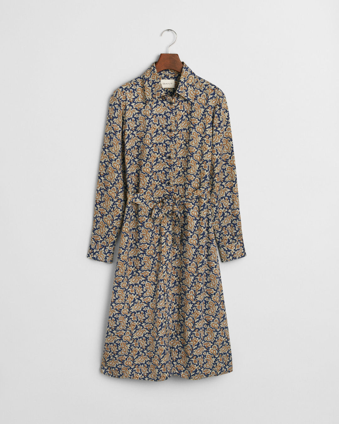 Paisley Shirt Dress, Persian Blue Hamilton Hatt Paisley Shirt Dress, Persian Blue Hamilton Hatt