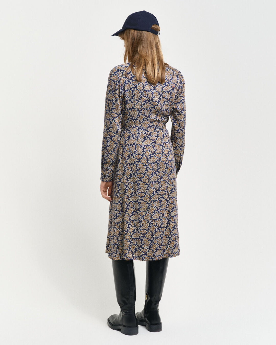 Paisley Shirt Dress, Persian Blue Hamilton Hatt Paisley Shirt Dress, Persian Blue Hamilton Hatt