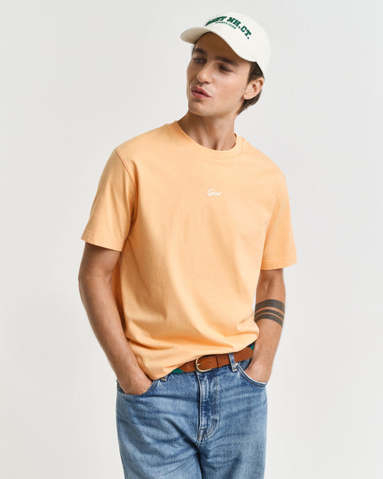 GANT Small Graphic T-Shirt, Peachy Orange