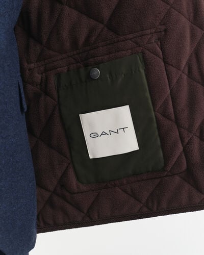 GANT Men's Quilted Jacket, Dark Moss Green