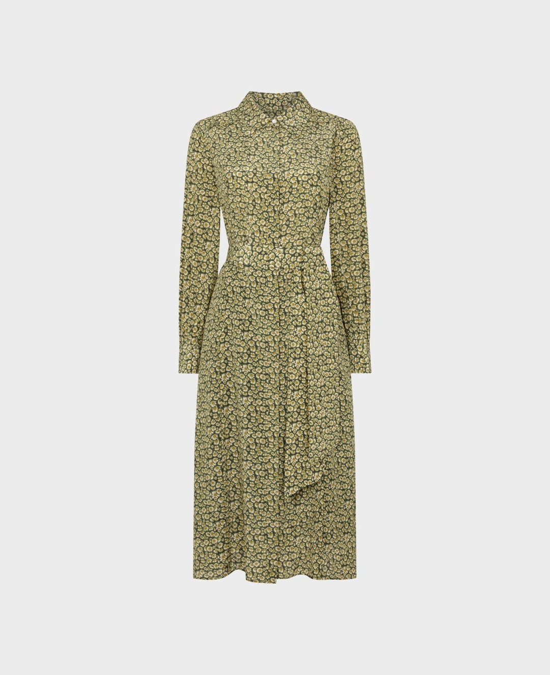 Really Wild Clothing Liberty Print Pintuck Shirt Dress Ivy Green from Hamilton Hatt Really Wild Clothing Liberty Print Pintuck Shirt Dress Ivy Green from Hamilton Hatt