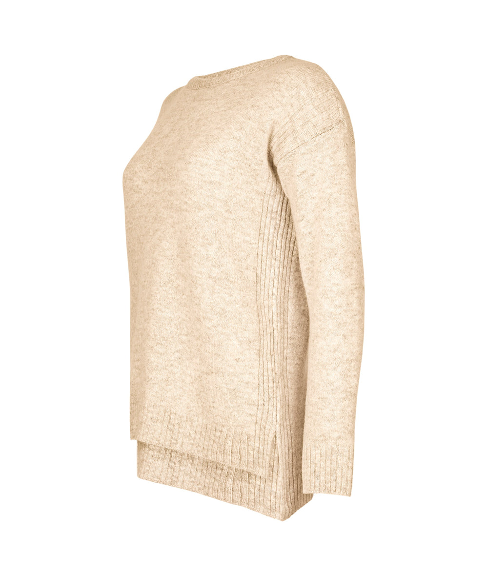 Drop Shoulder Jumper Ecru
